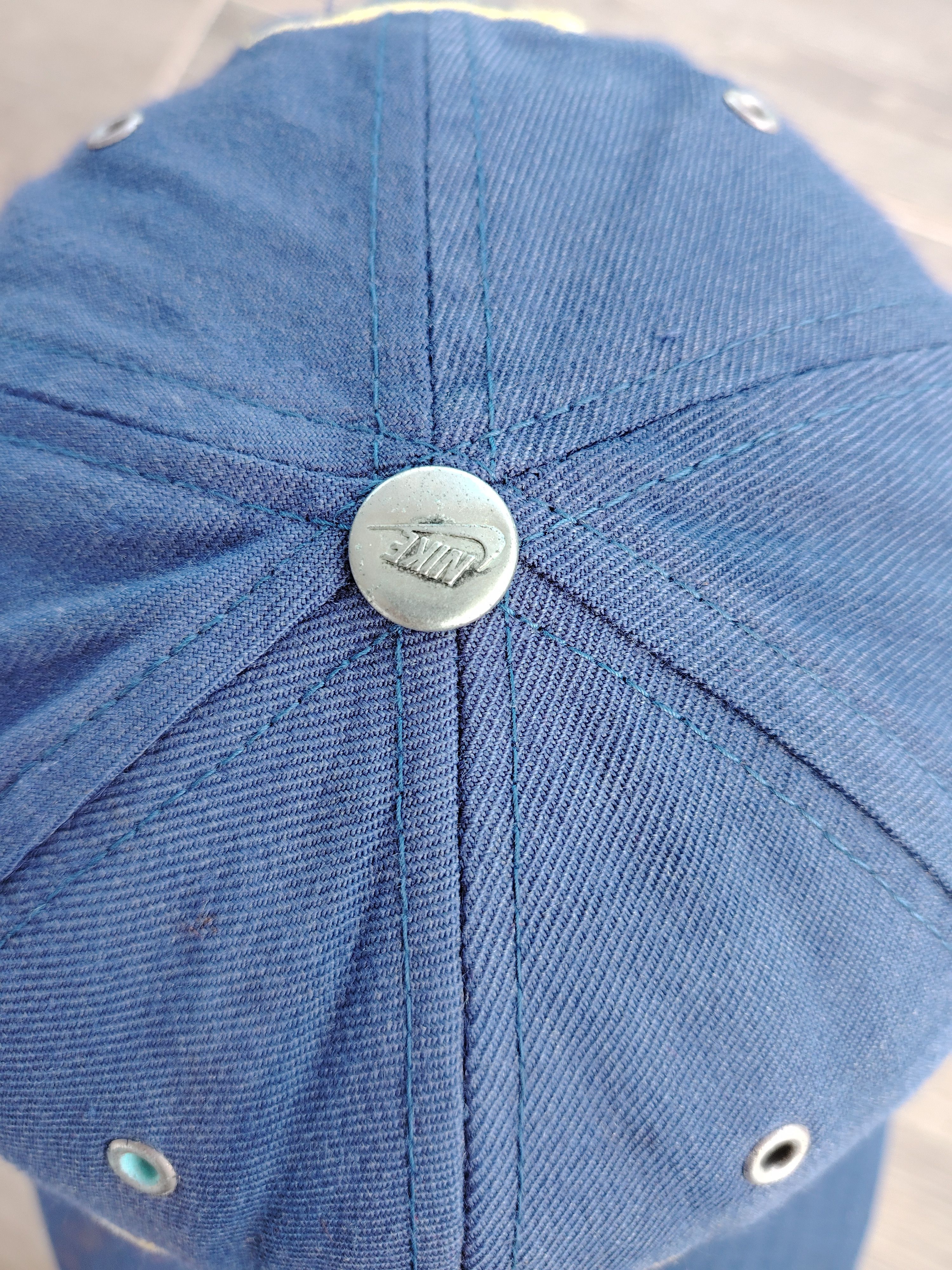 Nike Vintage 90's Nike Emboidered Distressed Faded Hat Size ONE SIZE - 6 Thumbnail