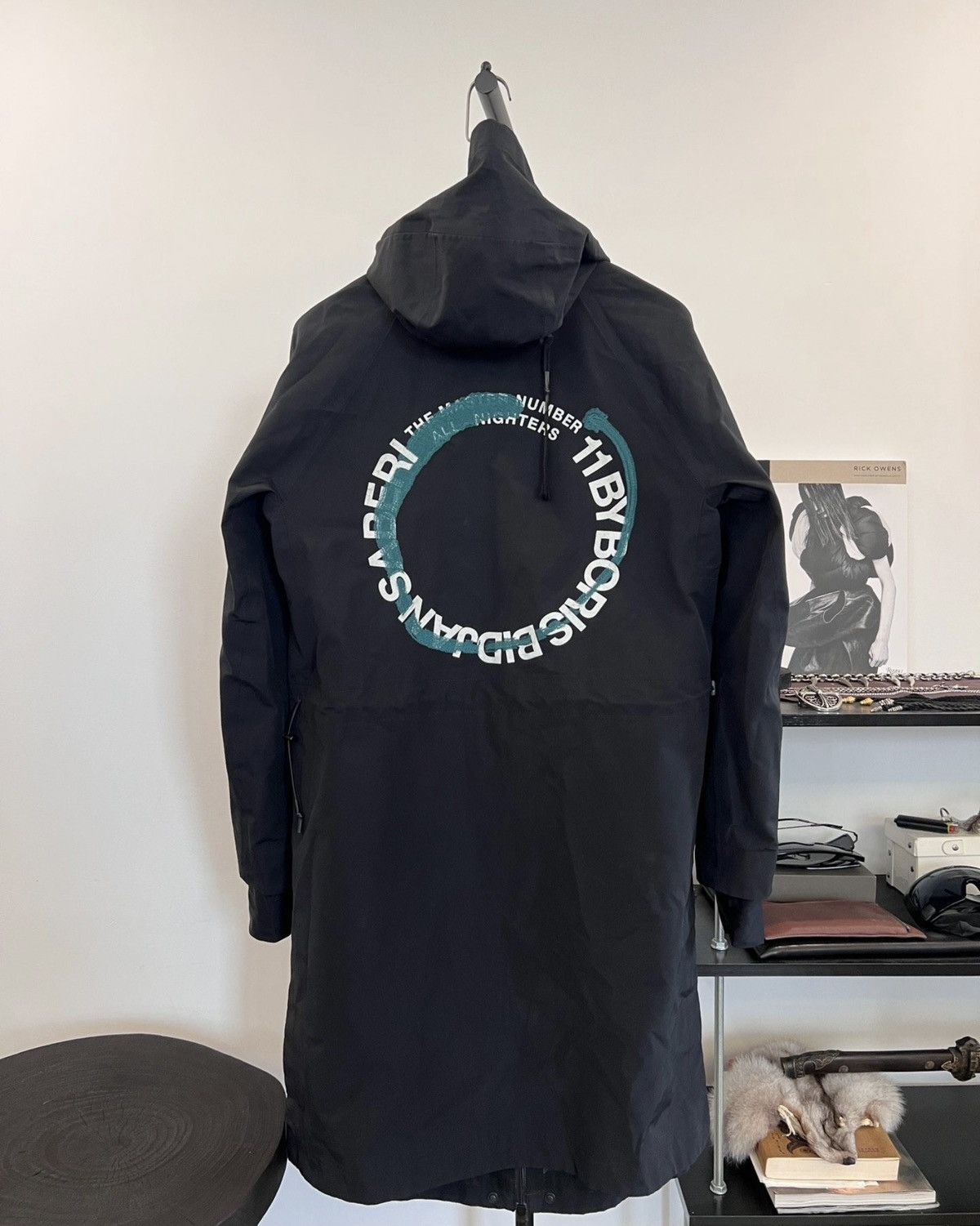 11 By Boris Bidjan Saberi 11ByBBS Technical Embroidered Bonded-Seam Windbreaker Trench Size US M / EU 48-50 / 2 - 1 Thumbnail