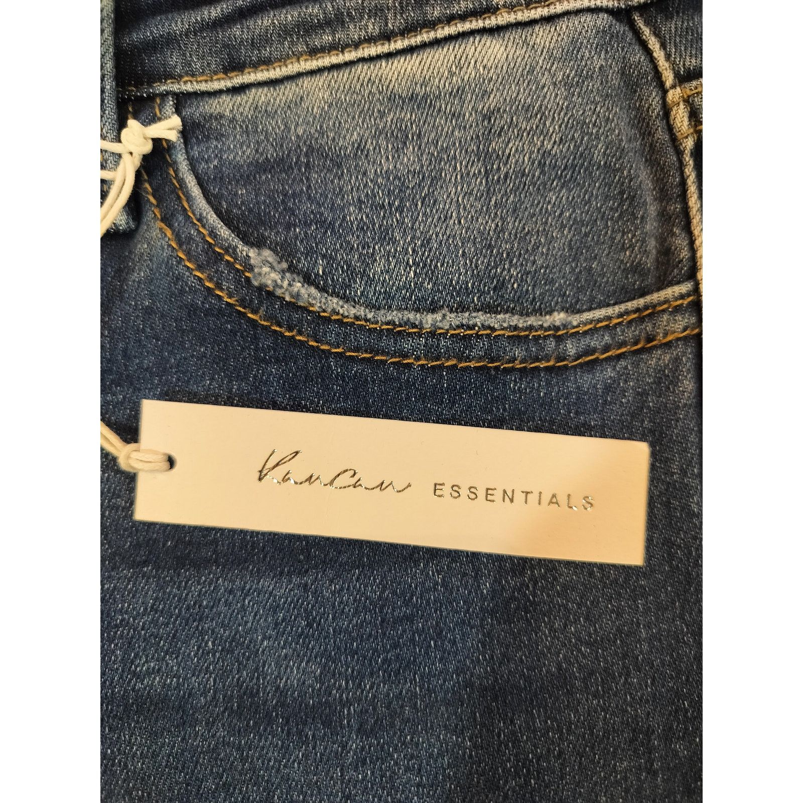 Other KanCan Essentials High Rise Bootcut Jeans Raw Hem 3/25 Size 25" / US 0 / IT 36 - 6 Thumbnail