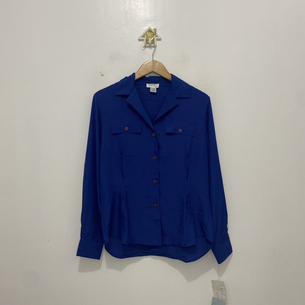 Dior 1980’s - Christian Dior Chemises - Button up Blouse Size M / US 6-8 / IT 42-44 - 1 Thumbnail