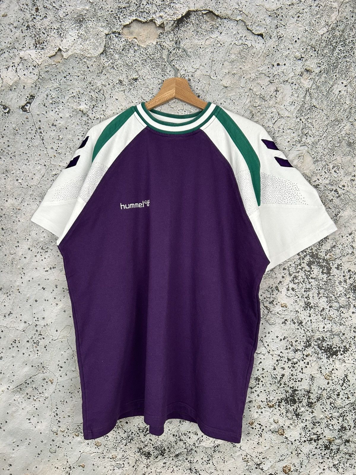 Hummel Vintage Hummel 90s Sportswear Tee Streetwear Skate Rap Size US XL / EU 56 / 4 - 1 Thumbnail