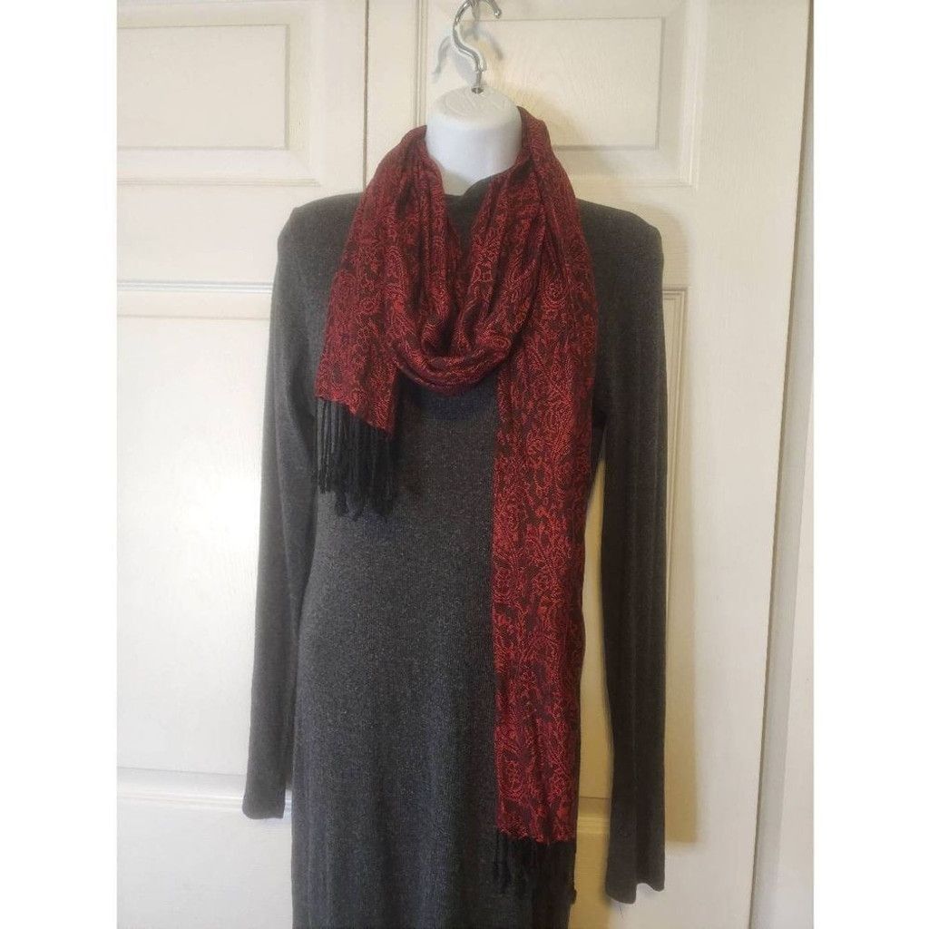 Other Red Paisley scarf 20× 71 Size ONE SIZE - 2 Thumbnail