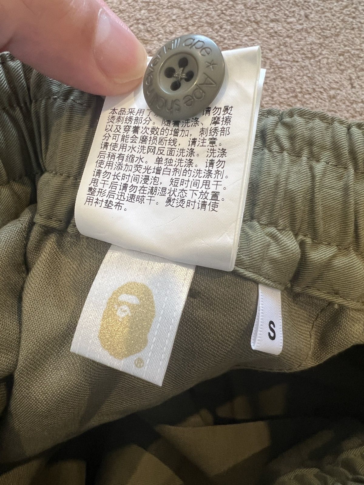 Bape Wide Cargo Shorts Size US 30 / EU 46 - 10 Thumbnail