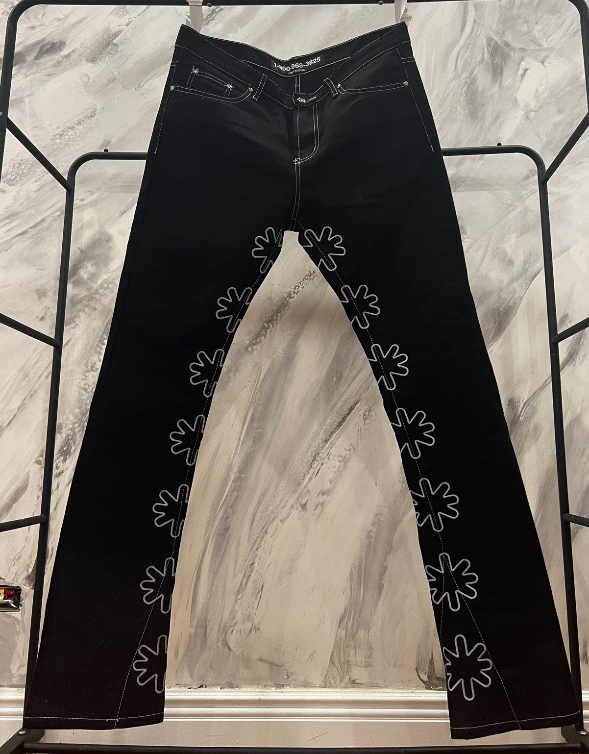 LOSTSHDWS LOSTSHDWS ROYAL OUTLINE JEANS SIZE 36 Size US 36 / EU 52 - 1 Thumbnail
