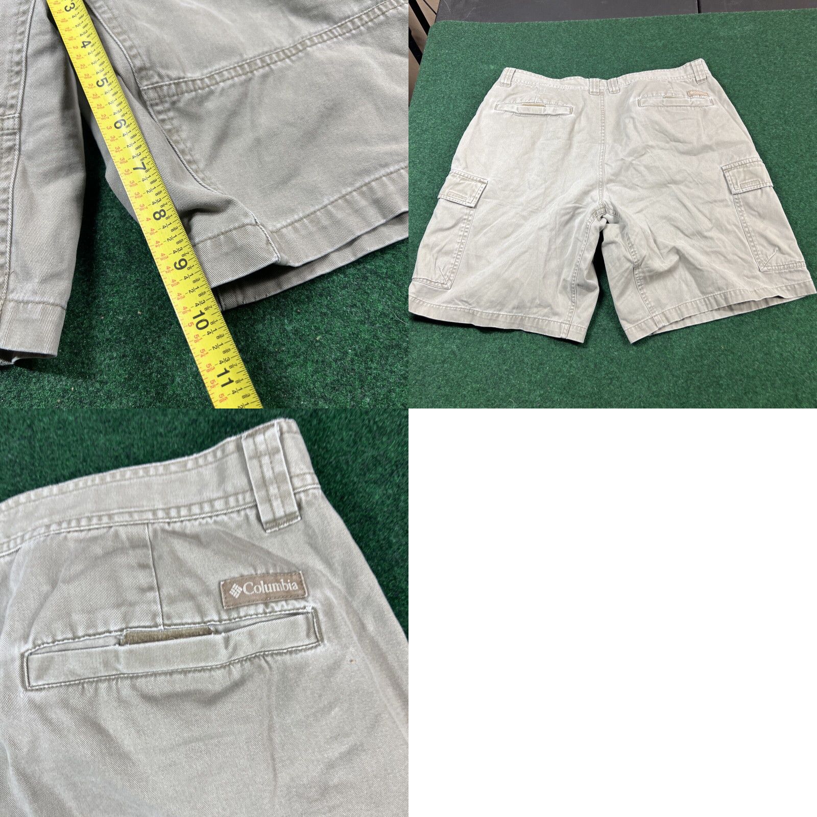 Vintage Columbia Mens Shorts Size Large Beige Fast Shipping Size US 33 - 8 Thumbnail