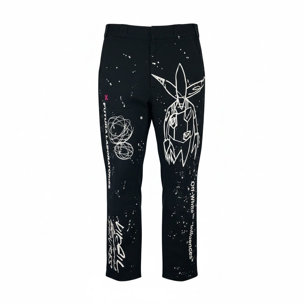 Off-White OFF-WHITE ARTWORK PANTS Size US 34 / EU 50 - 1 Thumbnail