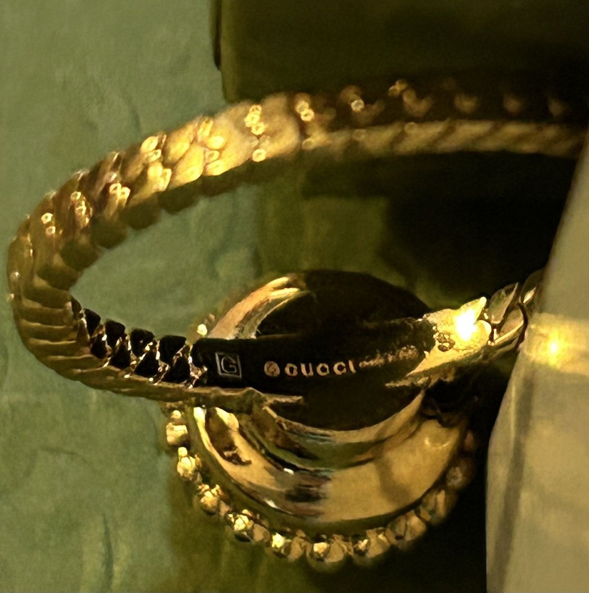 Gucci Gucci Interlocking G Flower Ring Ottone/Resin/Strass Size ONE SIZE - 8 Thumbnail