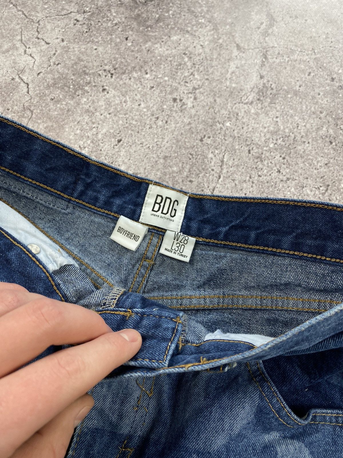 Bdg Baggy Wide Legged Bdg blue denim Jeans Y2K Junya Watanabe Size US 28 / EU 44 - 5 Thumbnail