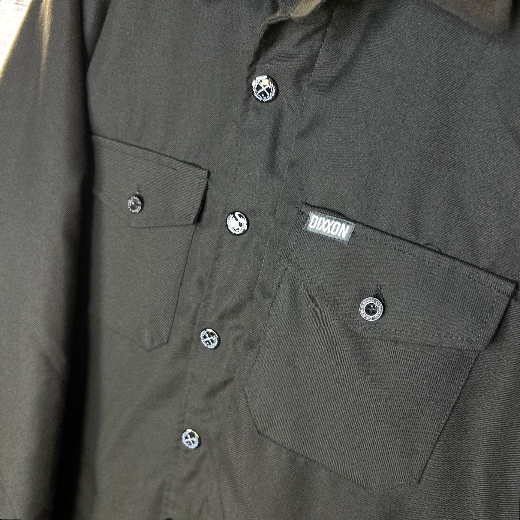 CO Dixxon Flannel Co Outlaw Jacket Snap Up Full-Zip Coat Quilted Lined Men’s Medium Black Size US M / EU 48-50 / 2 - 2 Thumbnail