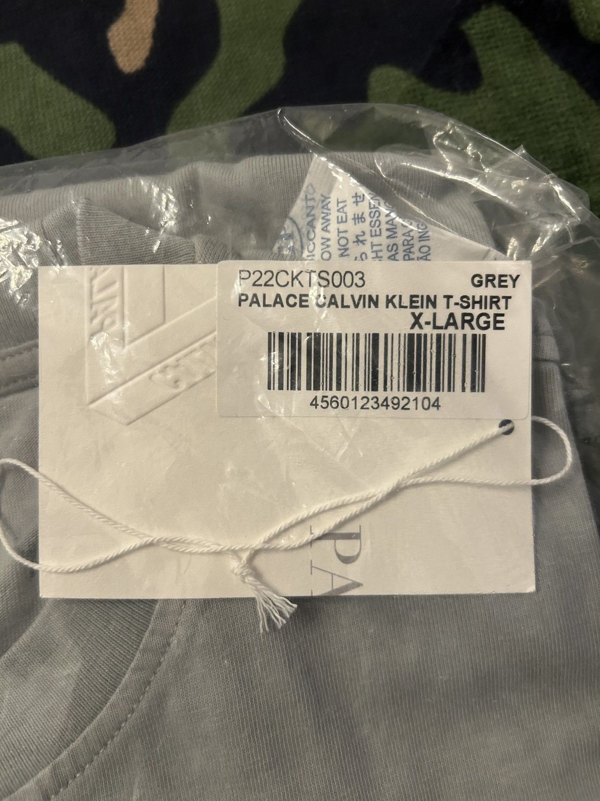 Calvin Klein × Palace Palace Calvin Klein CK1 T-shirt Quarry XL SS22 Size US XL / EU 56 / 4 - 4 Thumbnail