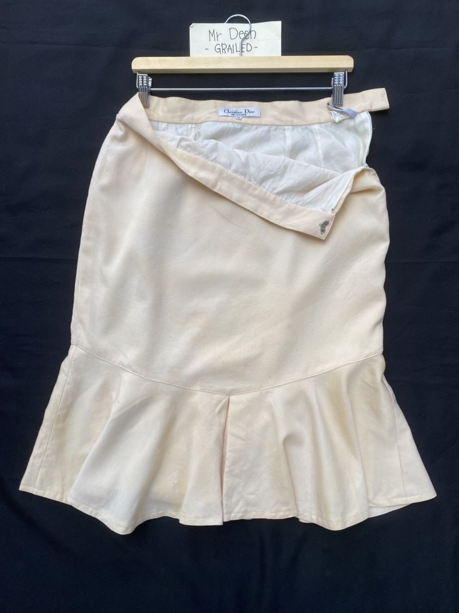Christian Dior Monsieur Rare Vintage Christian Dior Pret-a-Porter Midi Skirt Size 29" - 5 Thumbnail