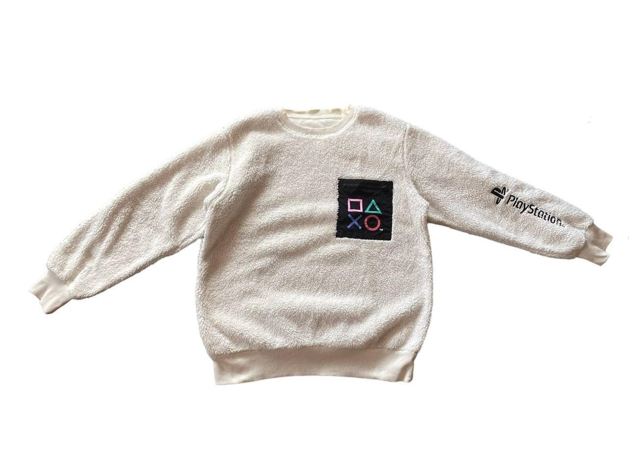 GU × Japanese Brand × Playstation Playstation Fleece Sweater Size L / US 10 / IT 46 - 1 Thumbnail