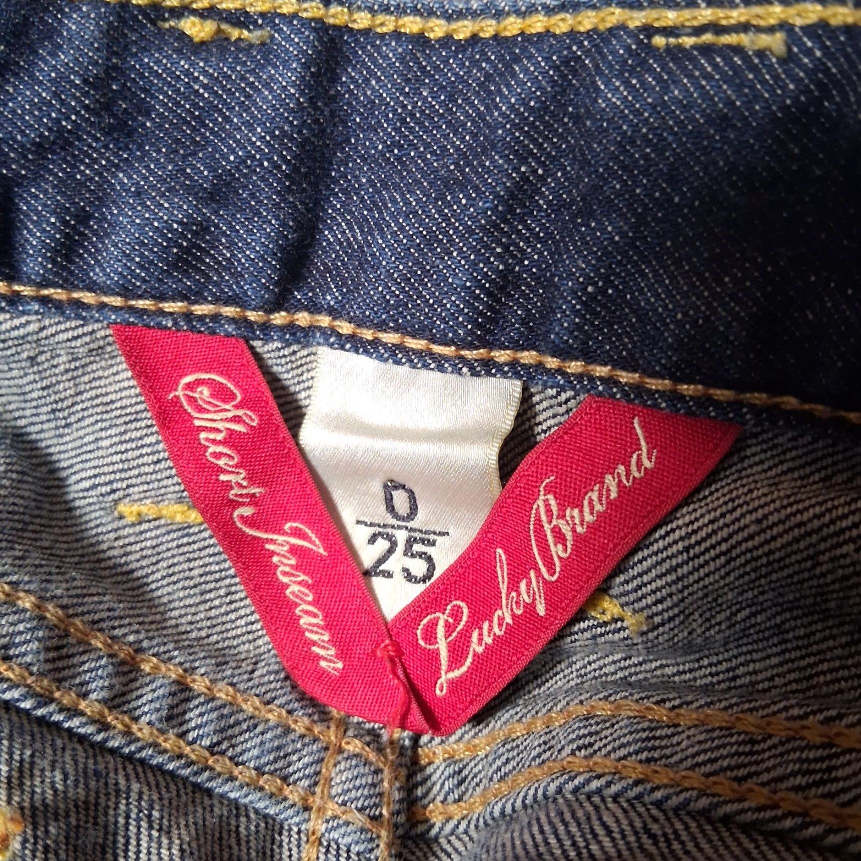 Lucky Brand Lucky Brand Jeans Lola Straight Short Blue Denim Slim Distressed Work Jeans Size 42" / US 20 - 4 Thumbnail