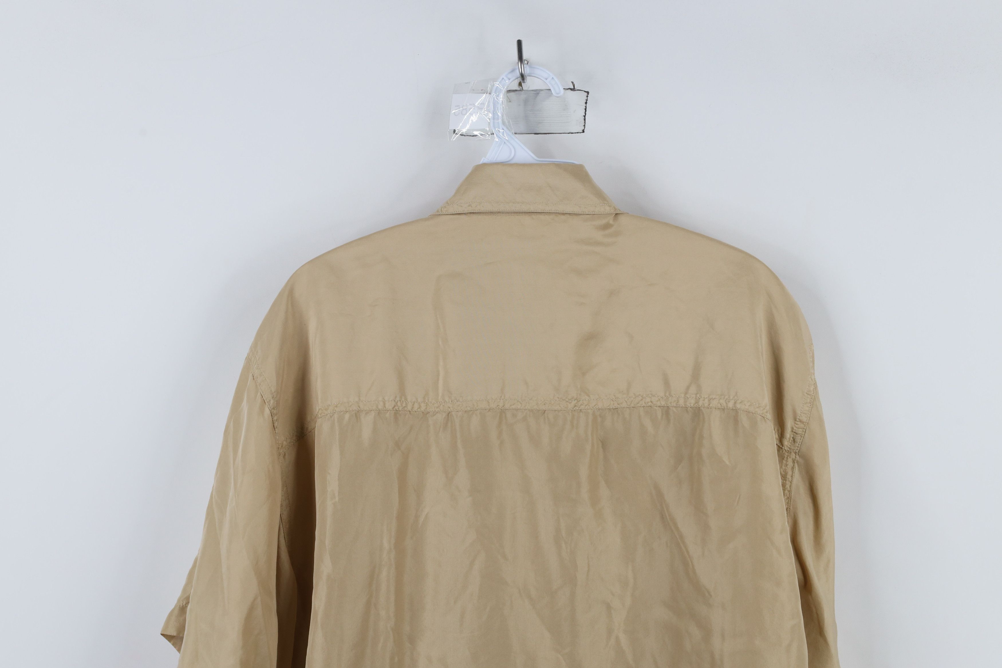 Vintage Vintage 90s Streetwear Baggy Fit Short Sleeve Button Shirt Size L / US 10 / IT 46 - 11 Thumbnail