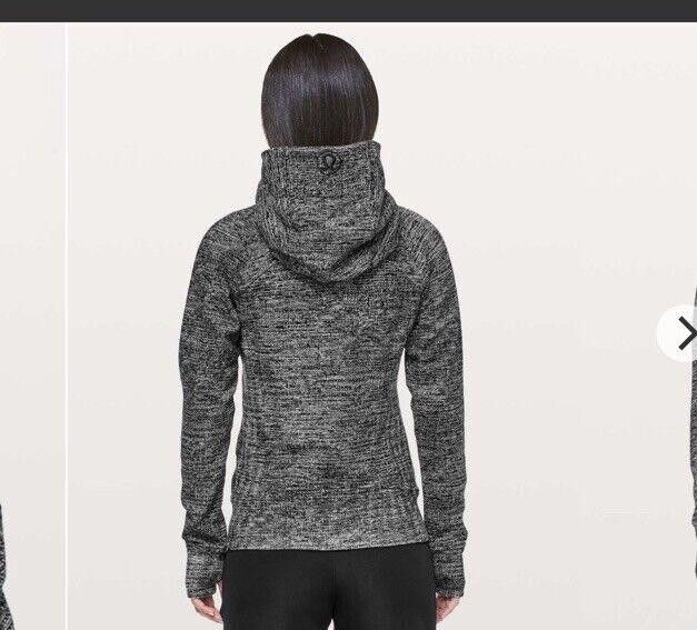 Designer Lululemon Scuba Hoodie Cotton Fleece Heathered Core Grey 8 Size M / US 6-8 / IT 42-44 - 4 Thumbnail