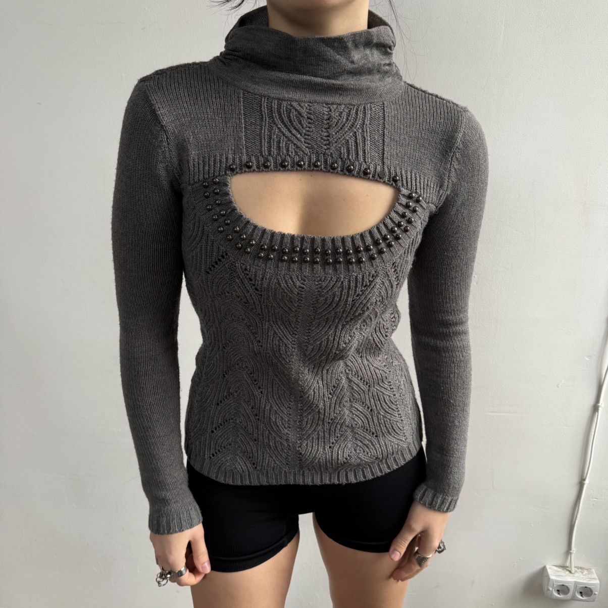 Morgan De Toi Morgan De Toi Grey Sweater Size S / US 4 / IT 40 - 1 Thumbnail