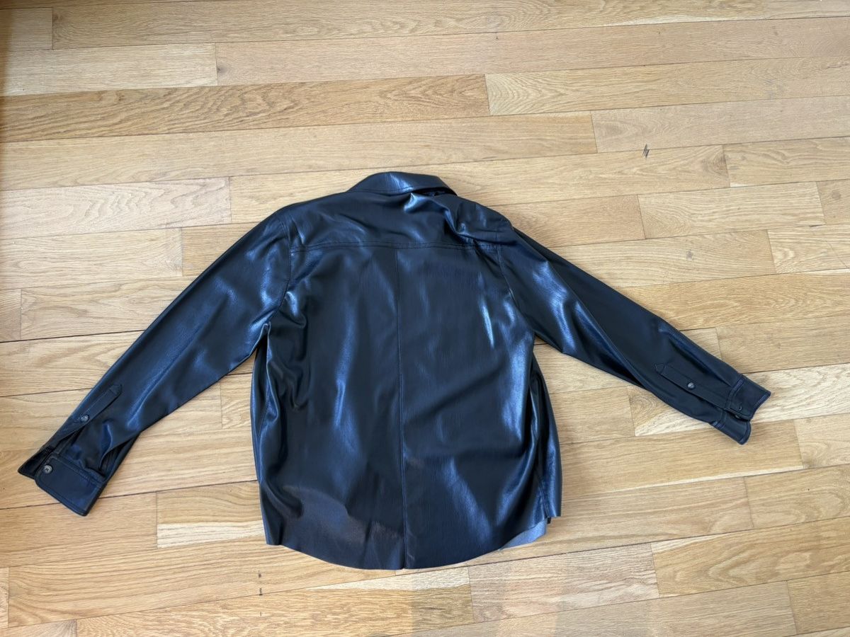 Nanushka Faux Leather Shirt Sz M Size US M / EU 48-50 / 2 - 7 Thumbnail