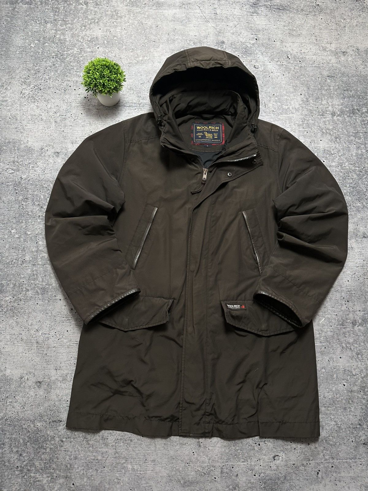 Woolrich Woolen Mills Woolrich 2 In 1 Down Puffer Rain USA 700 Y2K Parka Jacket Size US L / EU 52-54 / 3 - 6 Thumbnail