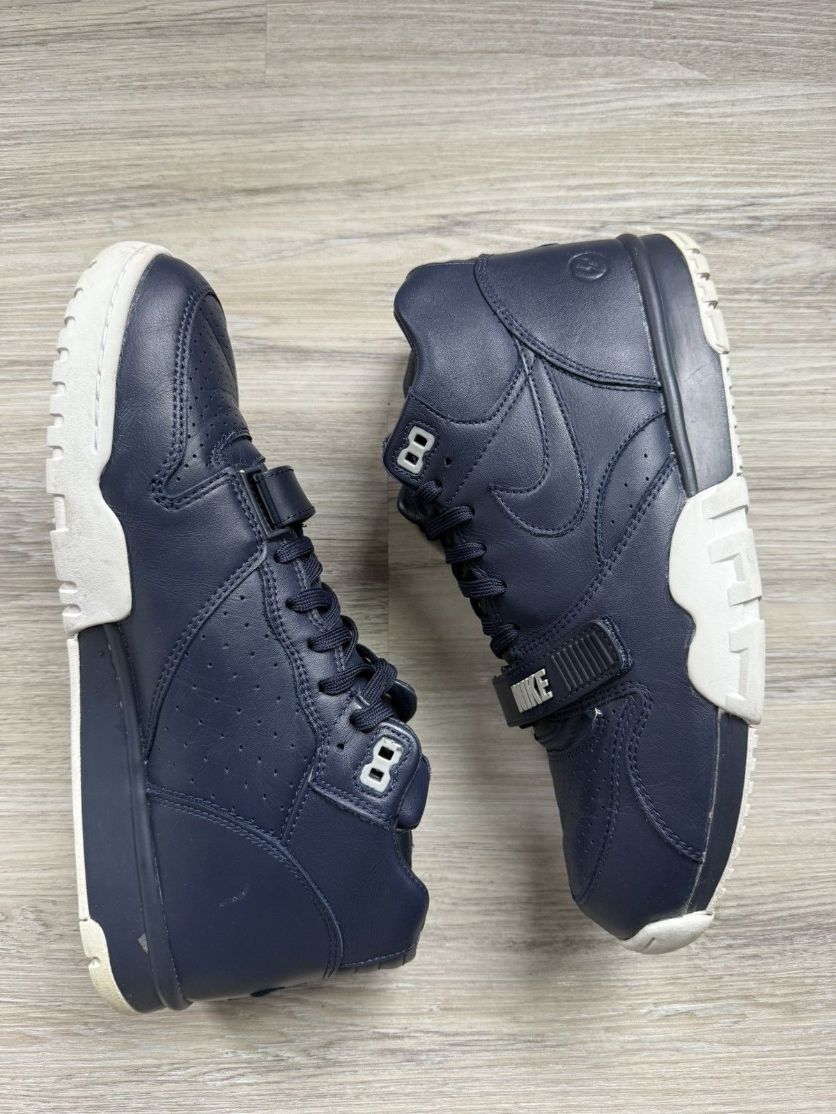 Fragment Design × Nike Nike x Fragment Design Air Trainer 1 Mid SP Size US 12 / EU 45 - 3 Thumbnail