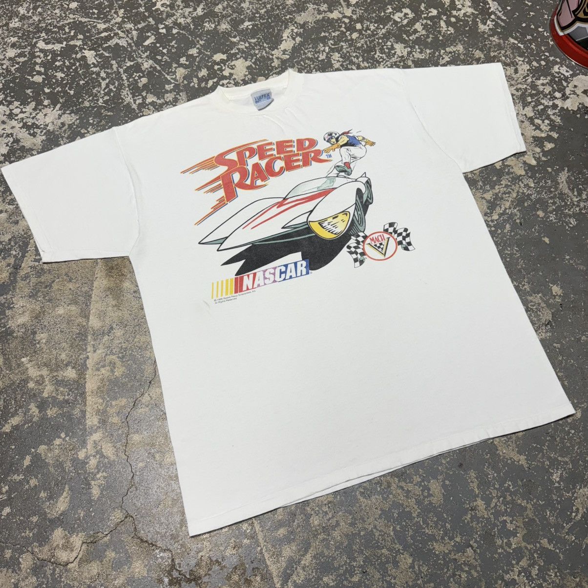 NASCAR Vintage Speed Racer Nascar Racing Tshirt Size US XL / EU 56 / 4 - 9 Thumbnail