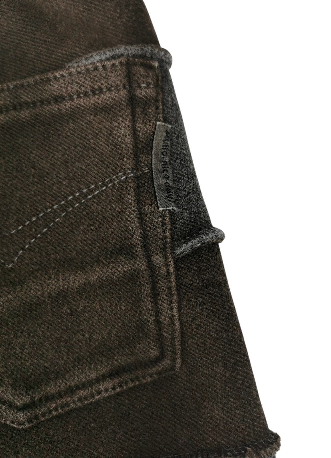 Hysteric Glamour Vintage 00s HULLO NICE DAY Hagi Japanese Brand Stretch Size US 28 / EU 44 - 5 Thumbnail