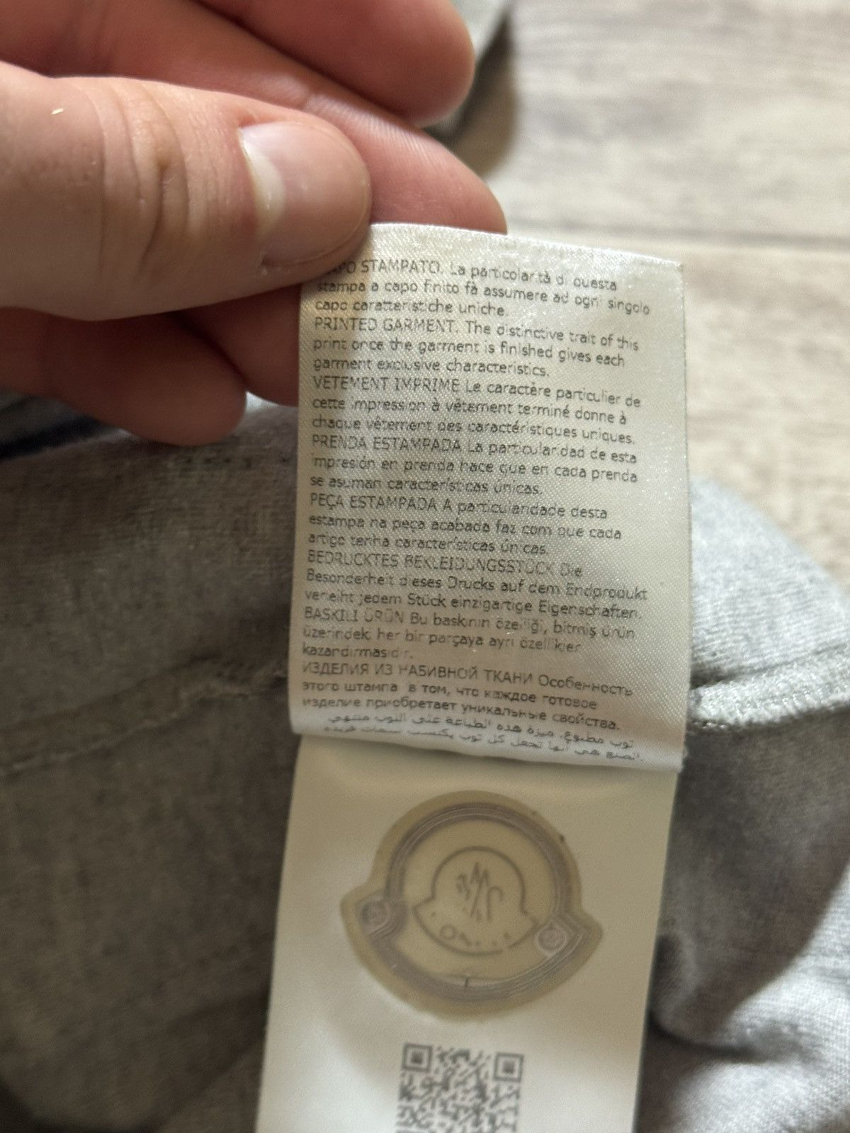 Moncler Moncler Letter Logo Maglia Short Sleeve t-shirt Size US M / EU 48-50 / 2 - 9 Thumbnail