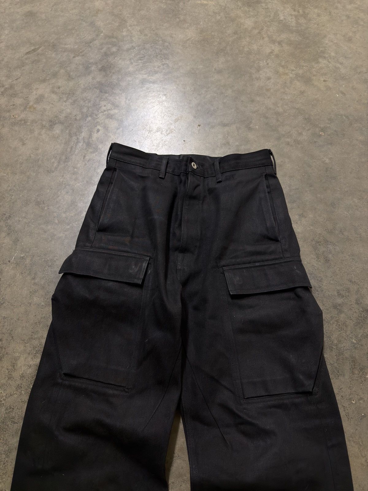 Rick Owens Rick Owens FW23 ‘Luxor’ Japanese Geth Baggy Cargo Jeans Size US 31 - 2 Thumbnail