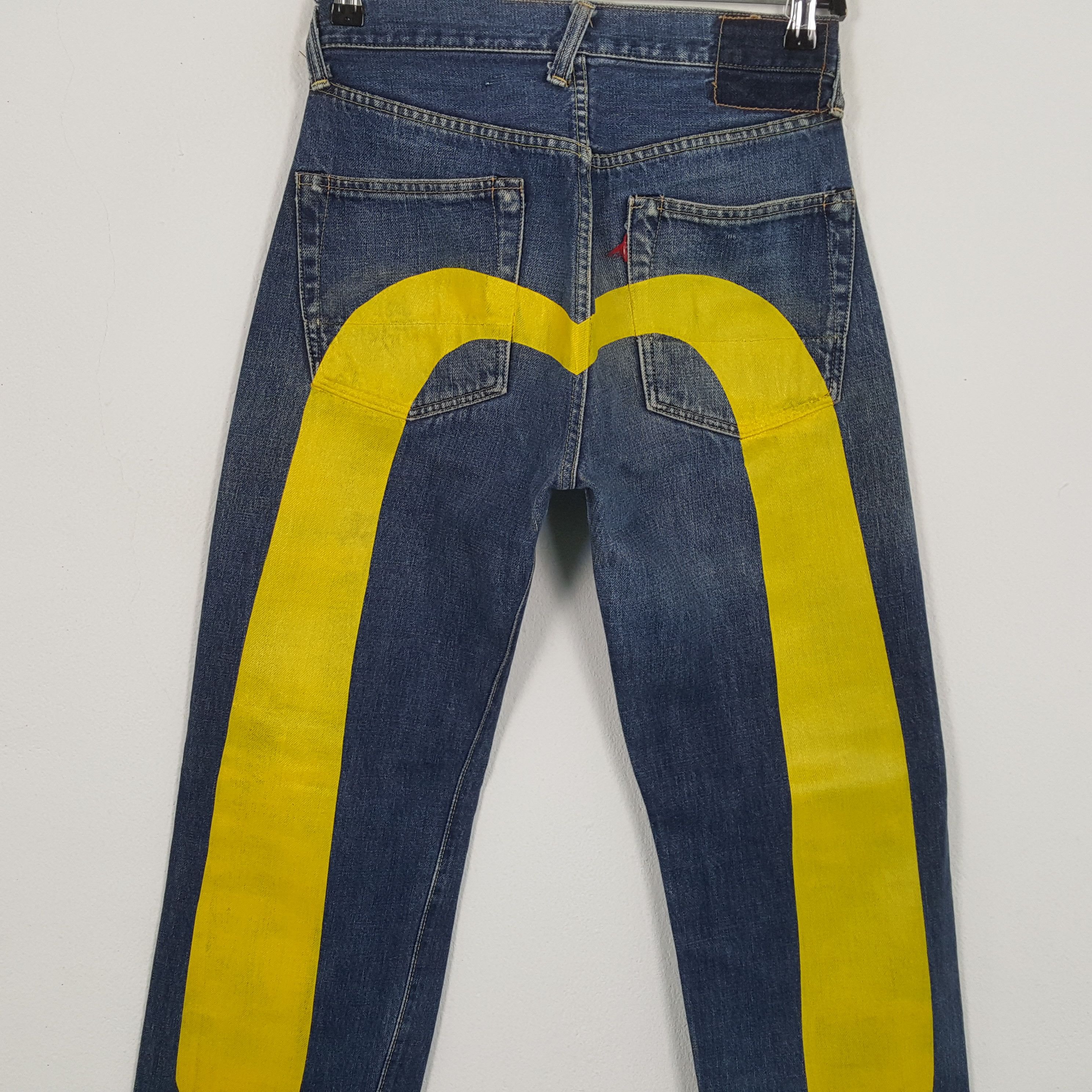 Evisu × Vintage EVIS Japanese Brand Streetwear Custom Daicock Jeans Size US 26 / EU 42 - 2 Thumbnail
