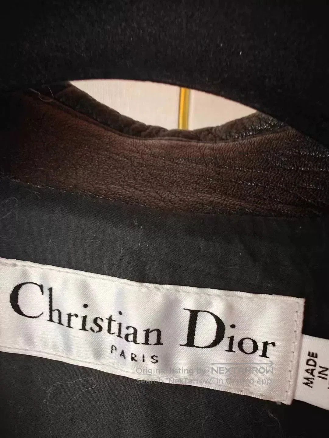 Dior Dior Leather Jacket. Size M / US 6-8 / IT 42-44 - 3 Thumbnail