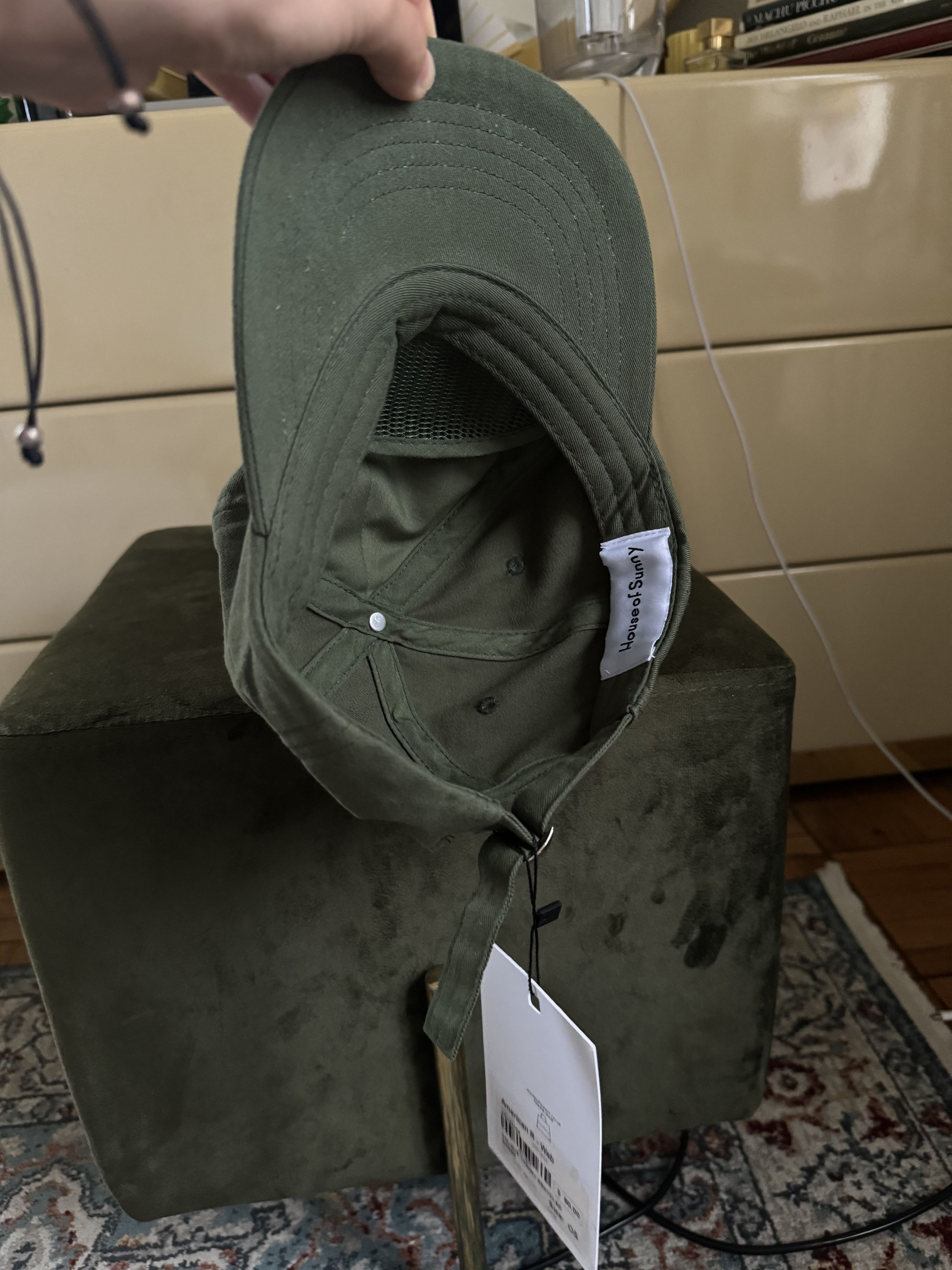 House of Sunny House Of Sunny Recycled Green Colour Theory Cap Size ONE SIZE - 4 Thumbnail