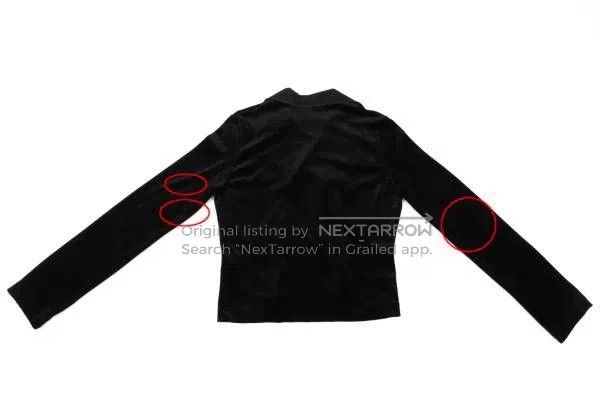Comme des Garcons Comme des Garcons size F Black vintage velvet double-breas Size M / US 6-8 / IT 42-44 - 3 Thumbnail