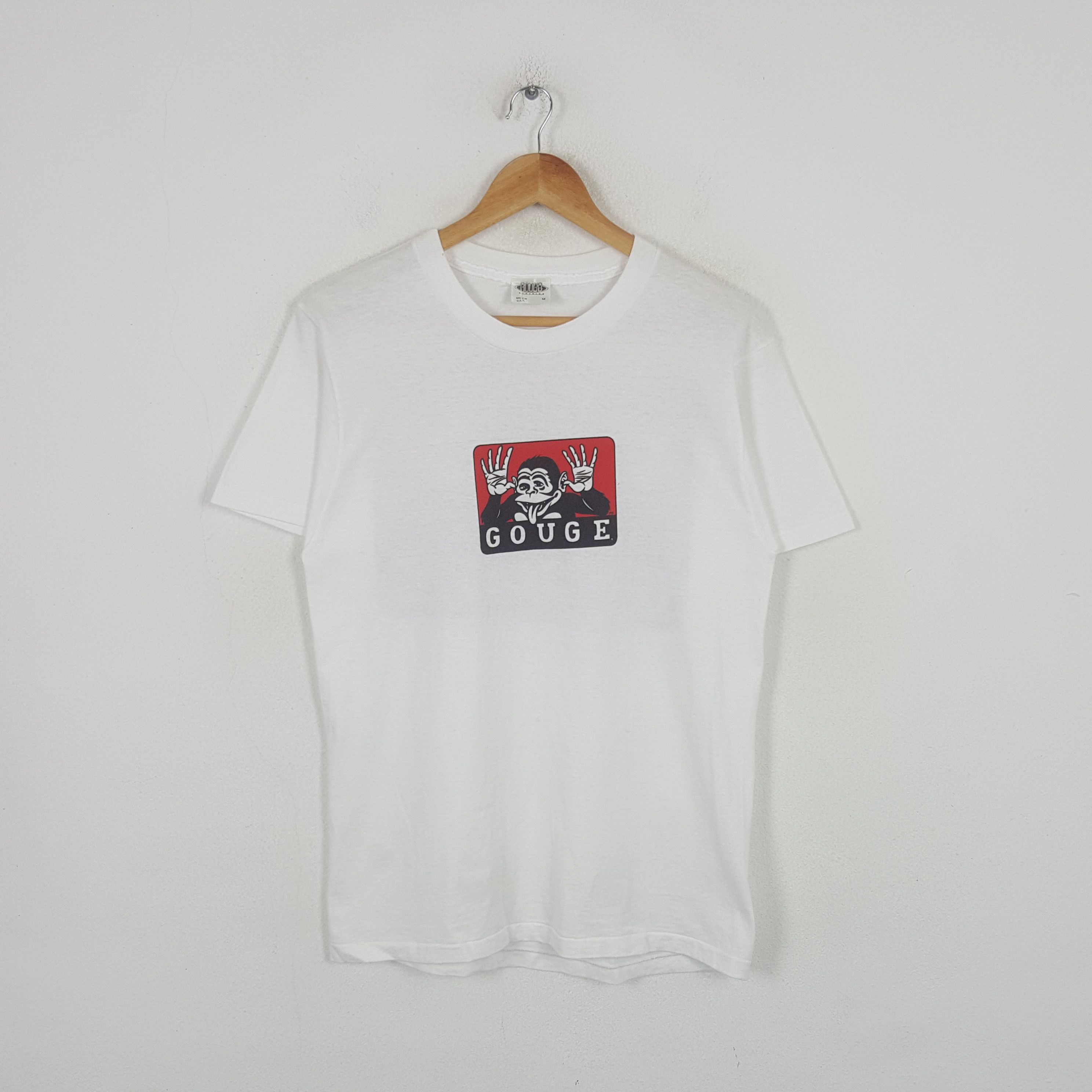 Vintage Vintage Gouge American Skate Style Tshirt RR3 Size US S / EU 44-46 / 1 - 3 Thumbnail