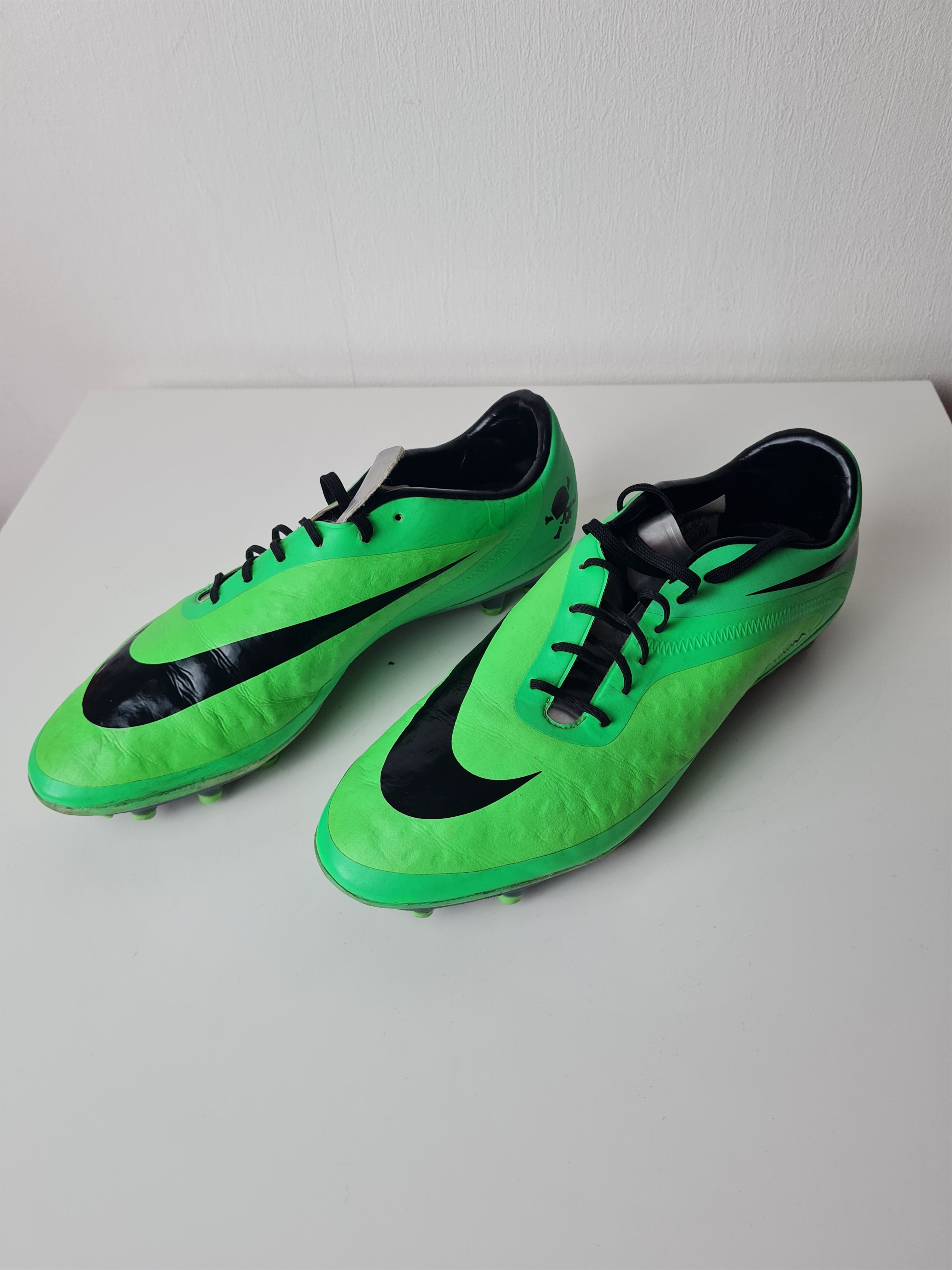 Nike Football Soccer Cleats Nike Hypervenom Phatal FG Green UK8 Size US 9 / EU 42 - 21 Thumbnail