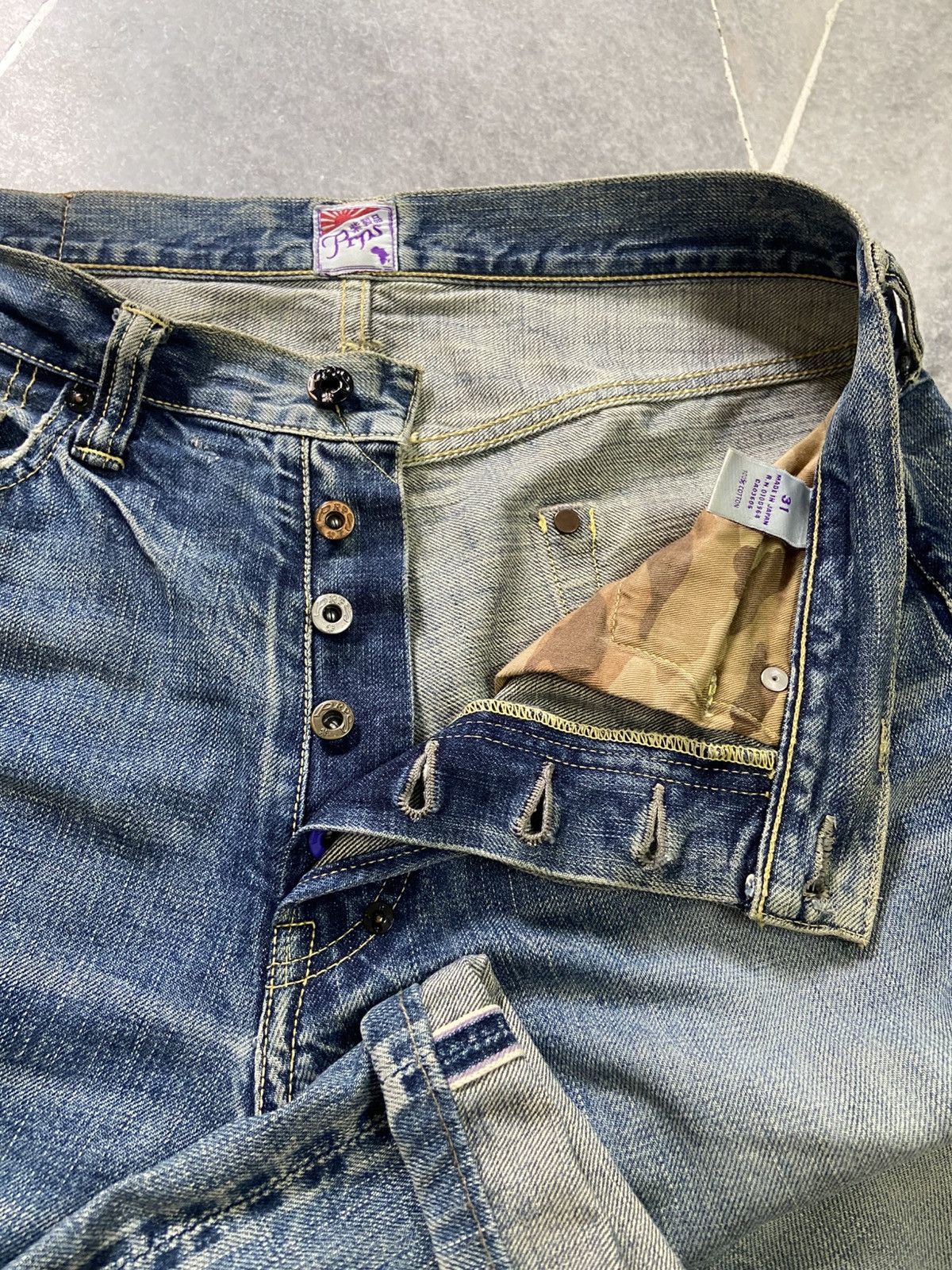 Prps PRPS Distressed Selvedge denim jeans Size US 31 - 2 Thumbnail