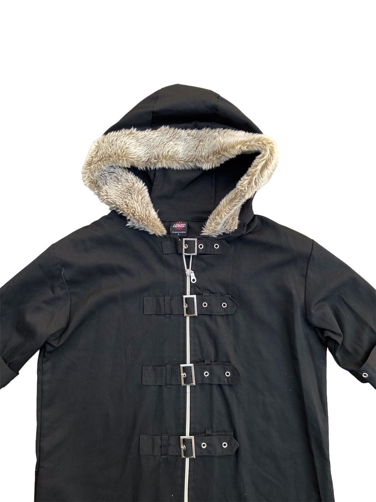 If Six Was Nine Gonzo Bondage Fur Faux Jacket Size US XL / EU 56 / 4 - 3 Thumbnail