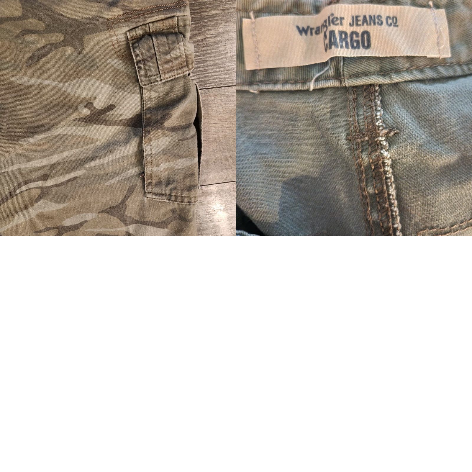 Wrangler Wrangler Cargo Pants Mens 30x29 Camouflage Gray Army Grunge Skater Cargo Pants 30x29 Casual Travel Men Regular Sawkus Size US 30 / EU 46 - 9 Thumbnail