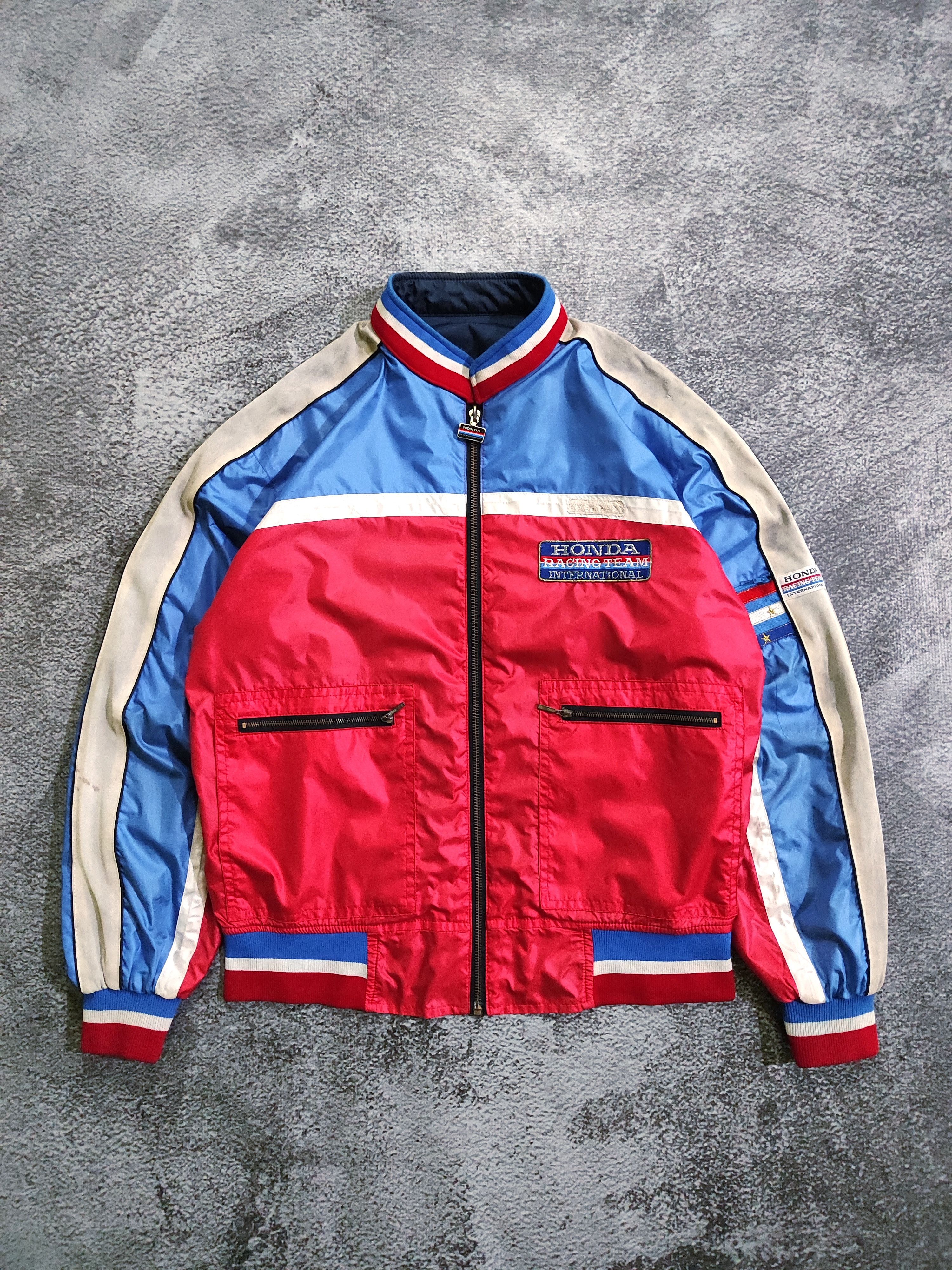 Honda Vintage 80s Honda Racing Team Reversible Jacket Size US M / EU 48-50 / 2 - 2 Thumbnail