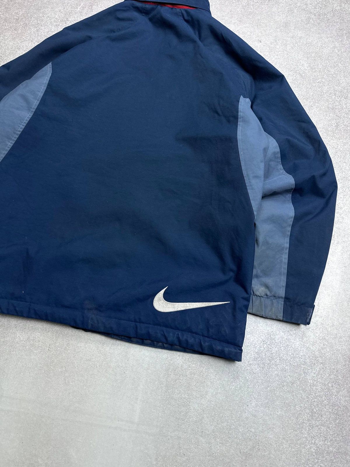 Nike Vintage Nike Big Swoosh Winter Down Puffer Jacket M Size US M / EU 48-50 / 2 - 2 Thumbnail