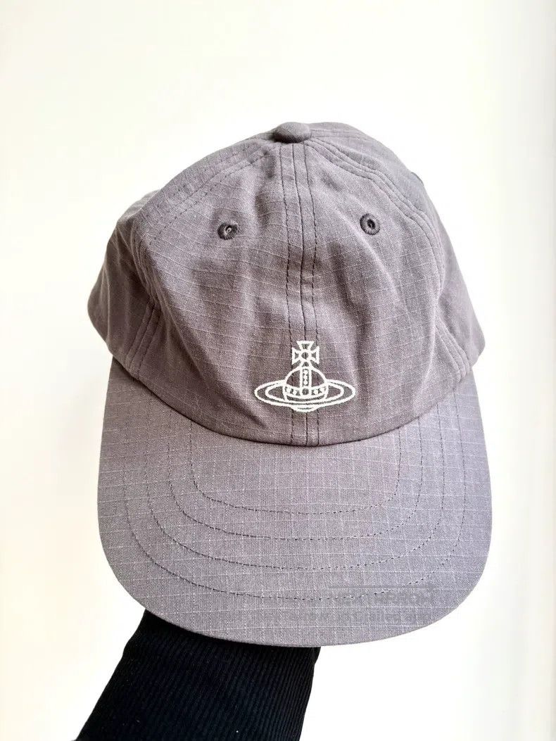 Vivienne Westwood Vivienne Westwood Vintage Gray Saturn Baseball Cap Size ONE SIZE - 1 Thumbnail