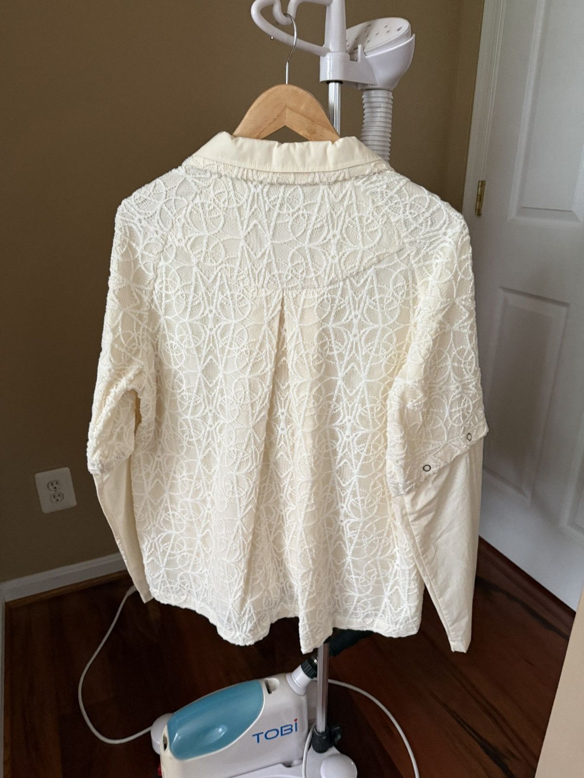 Kiko Kostadinov Torino Jacket White Lace 44 Size US S / EU 44-46 / 1 - 3 Thumbnail