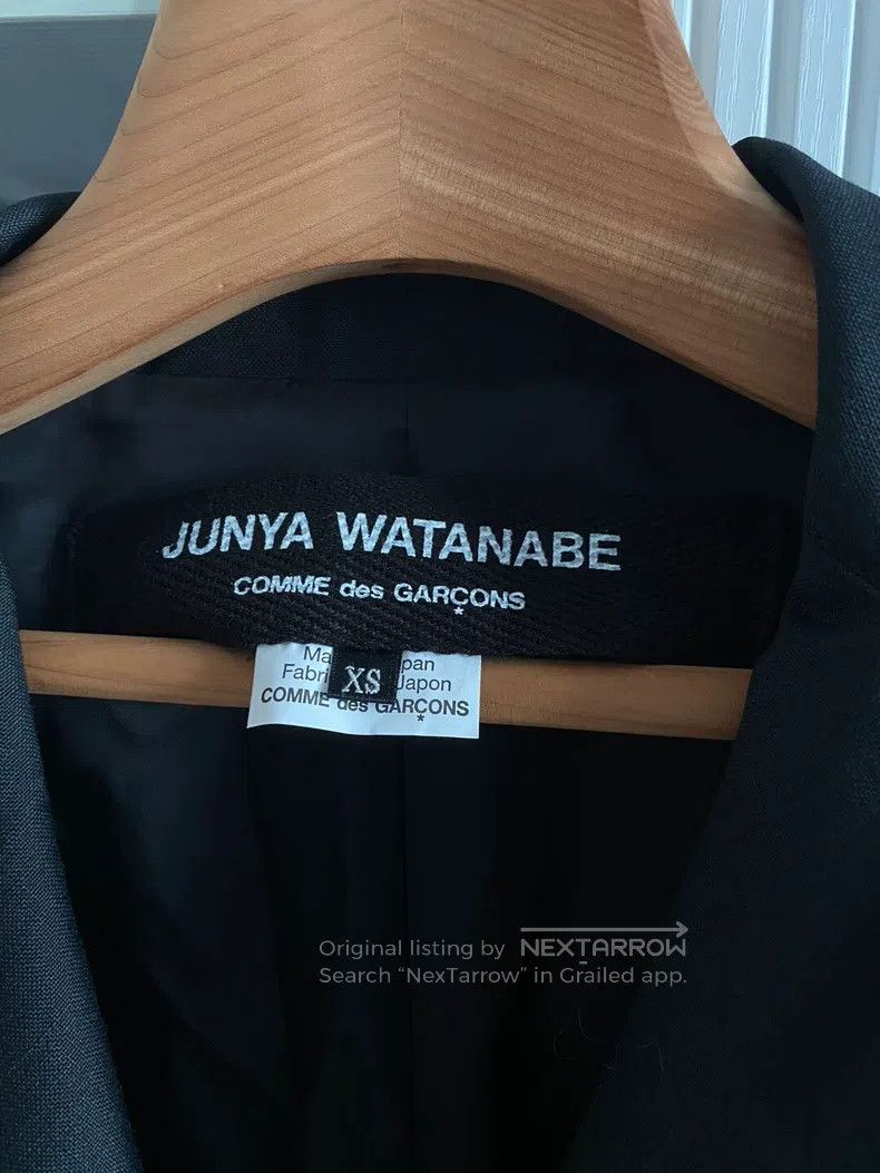 Junya Watanabe Junya Watanabe Puff Collar Blazer Mixed Jacket Size XS / US 0-2 / IT 36-38 - 4 Thumbnail