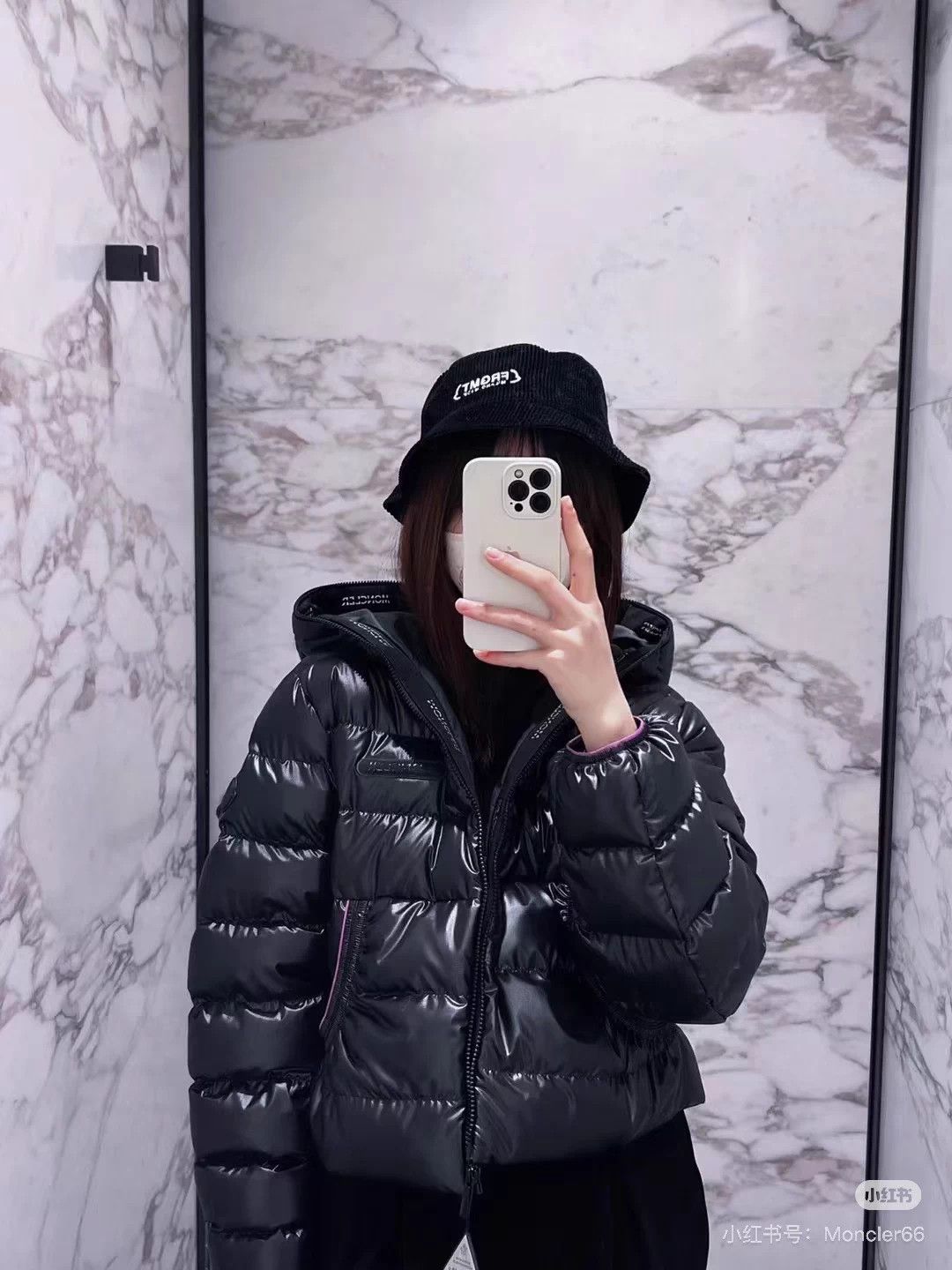 Moncler Moncler 23ss Black Hooded Short Down Jacket Size 1 Size US S / EU 44-46 / 1 - 8 Thumbnail