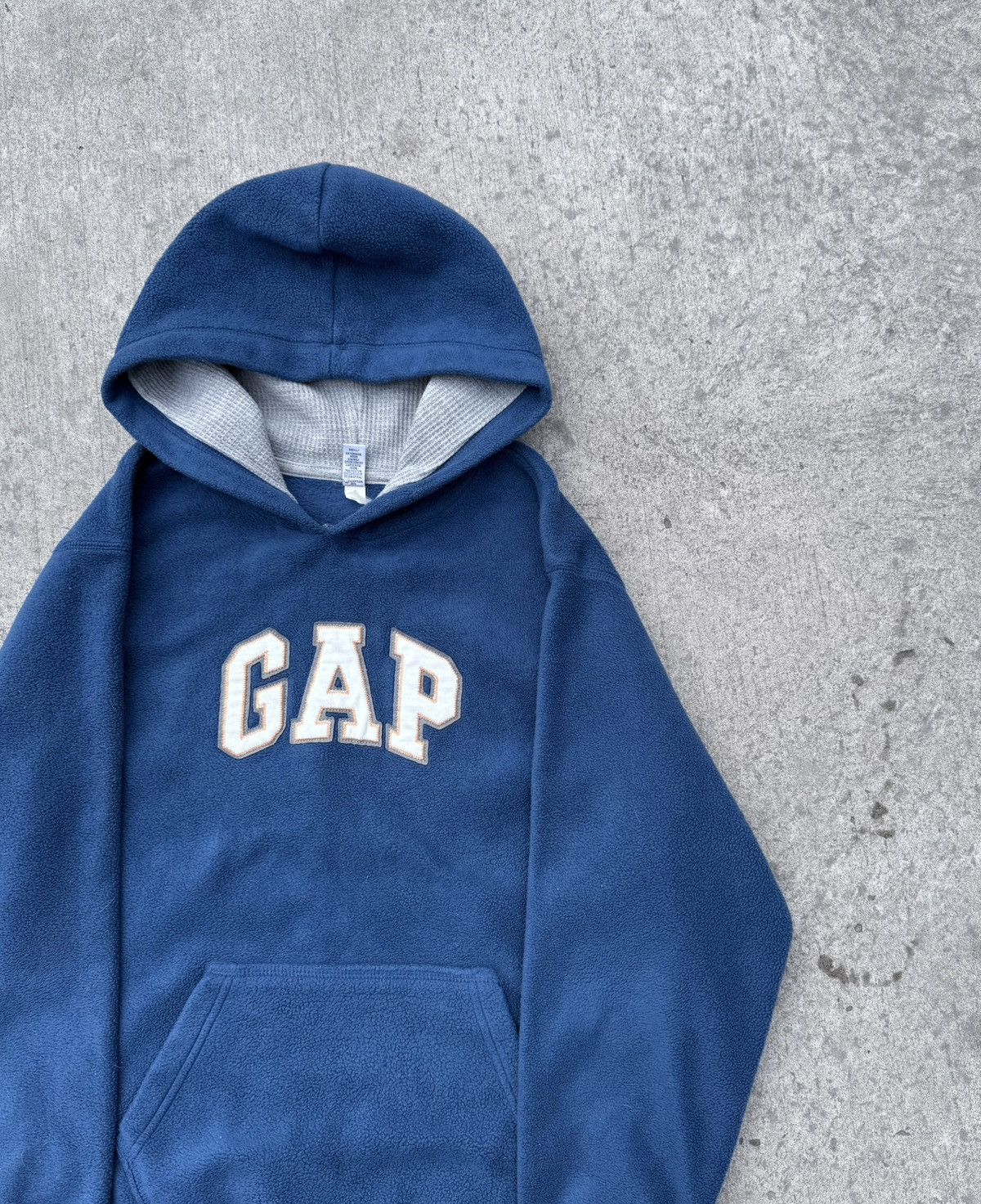 Other Vintage GAP Y2K avantgarde streetwear fleece hoodie Size US XS / EU 42 / 0 - 7 Thumbnail