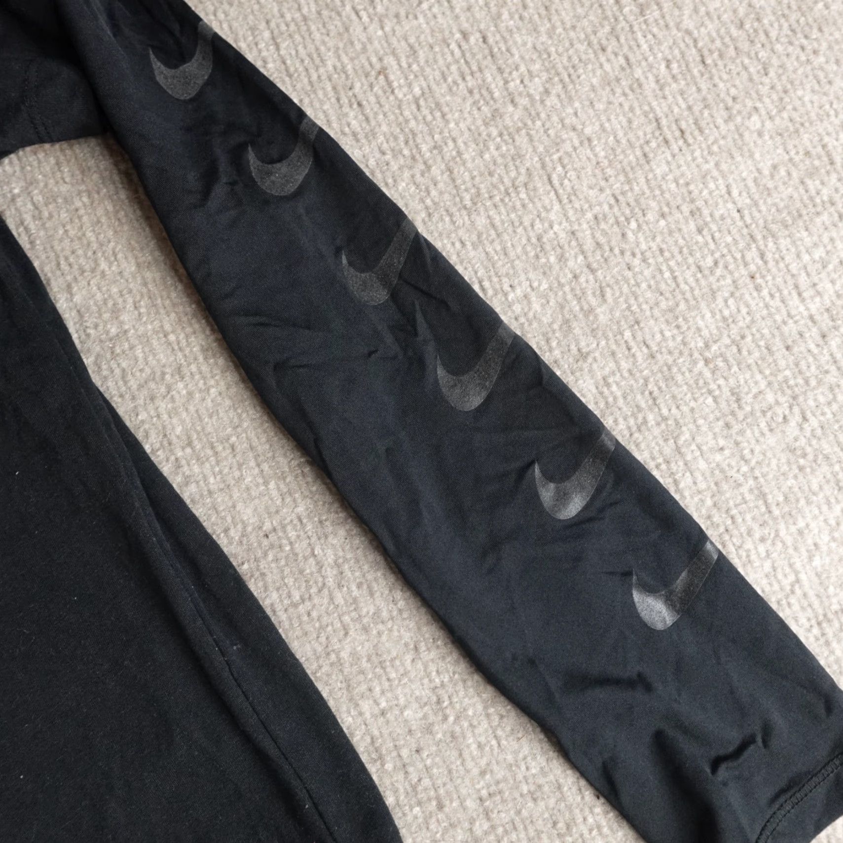 Nike VINTAGE Nike Mens Shirt M Black Long Sleeve Nike Dri-Fit Size US M / EU 48-50 / 2 - 2 Thumbnail
