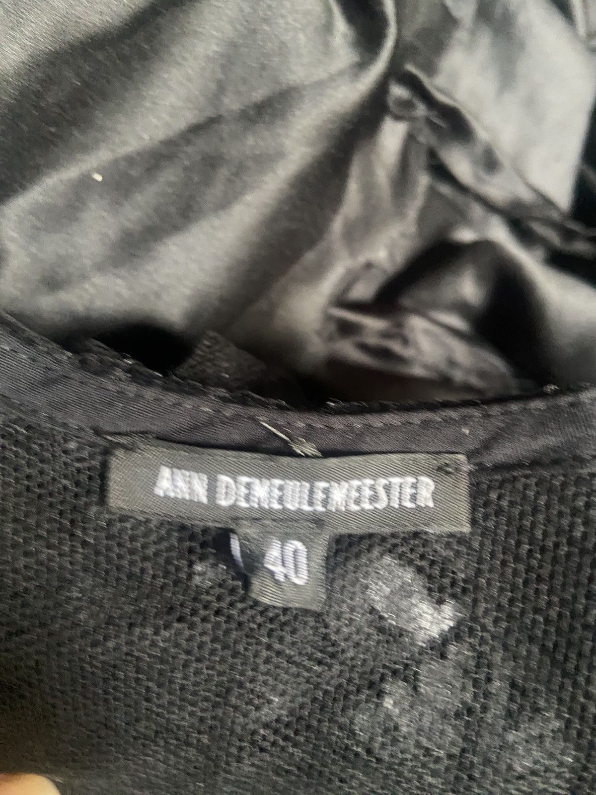 Ann Demeulemeester black dress Size M / US 6-8 / IT 42-44 - 3 Thumbnail