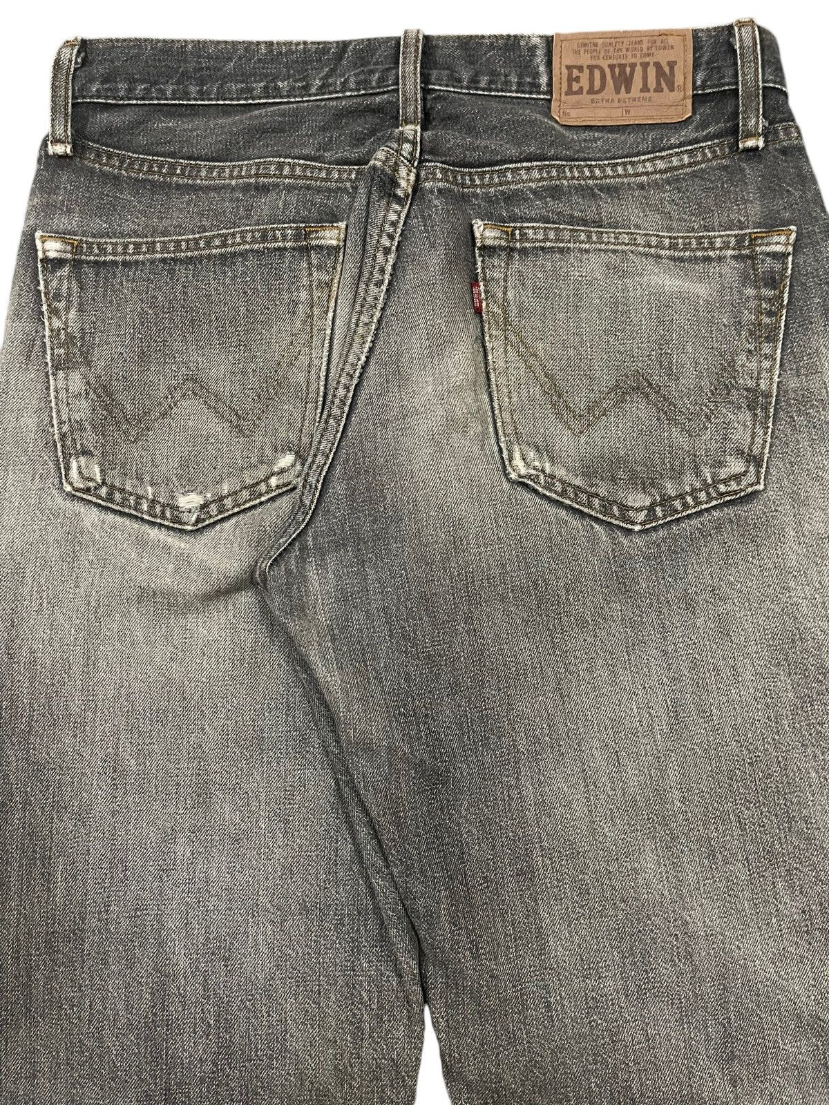 Edwin Vintage Edwin Faded Wash Style Distress Loose Jeans Size US 30 / EU 46 - 6 Thumbnail