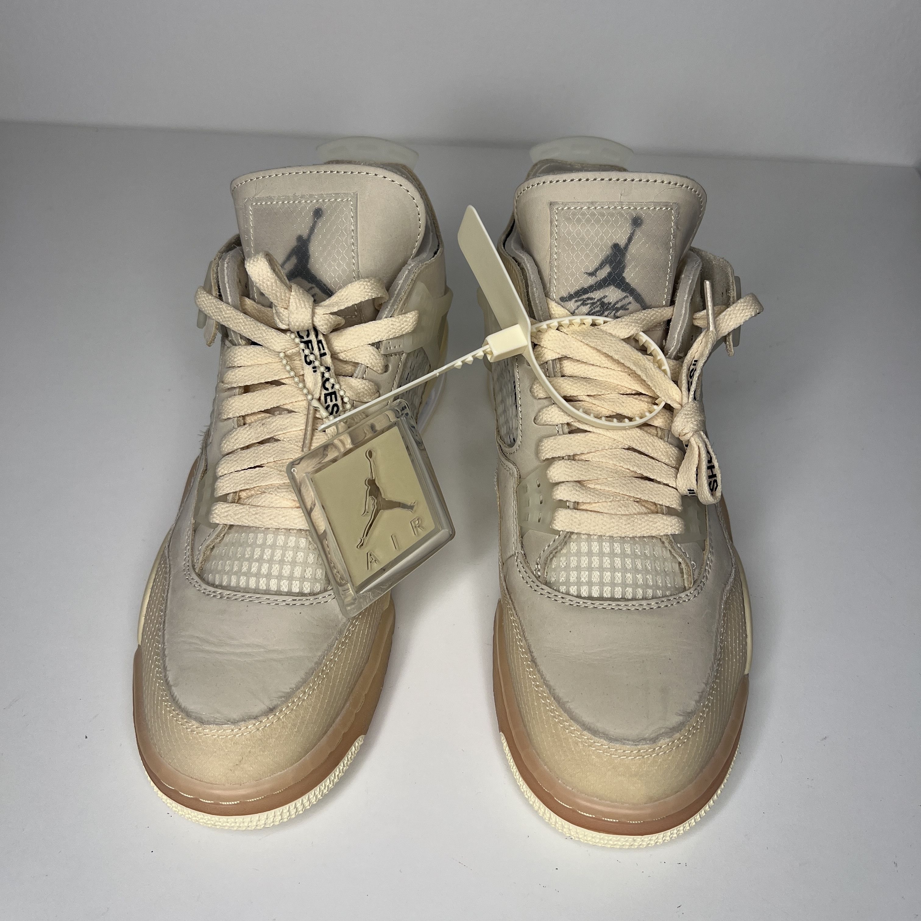 Nike × Off-White Off-White x Air Jordan 4 Retro SP Size US 9.5 / EU 42-43 - 2 Thumbnail