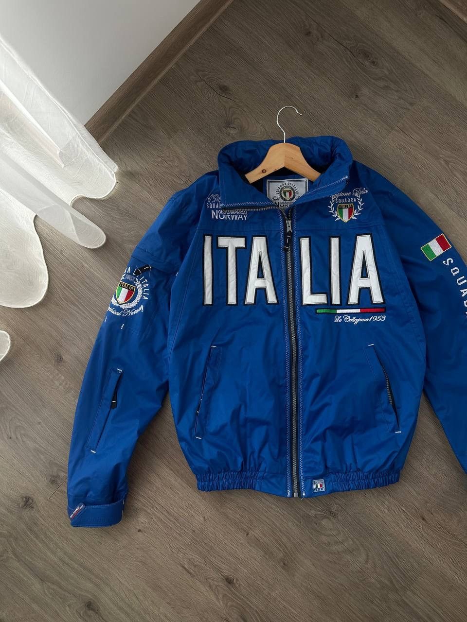Japanese Brand × Polo Ralph Lauren × Vintage Vintage Polo Ralph Lauren Style ITALIA 10 Blue Jacket Size US M / EU 48-50 / 2 - 6 Thumbnail