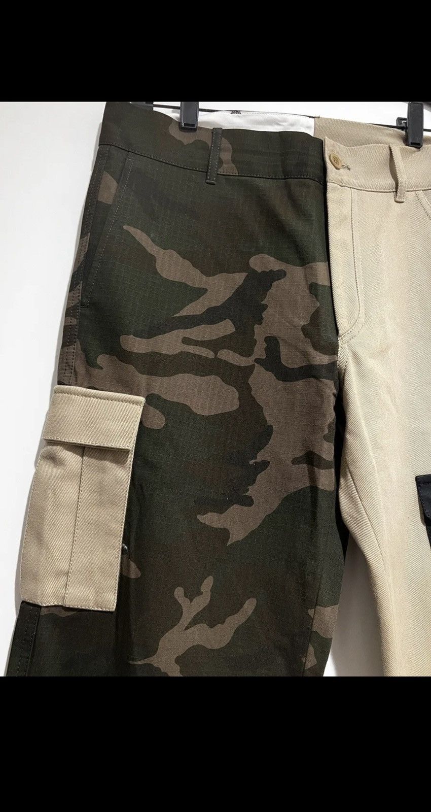 Gosha Rubchinskiy Gosha Rubchinskiy Split Camo Cargo pants Size US 32 / EU 48 - 3 Thumbnail