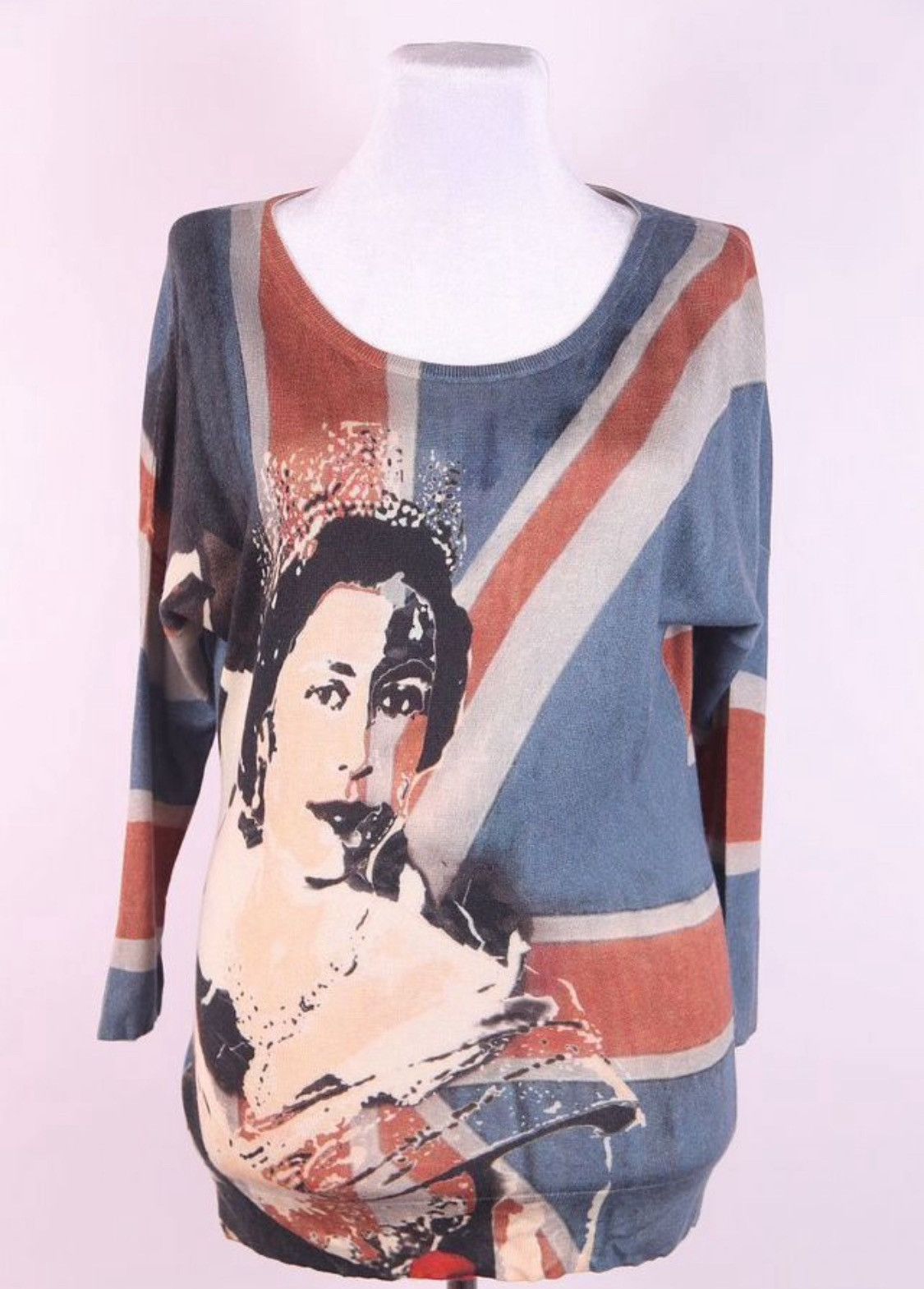 Alexander McQueen Alexander McQueen AW2008 Queen Elizabeth Top Long Sleeve Size S / US 4 / IT 40 - 1 Thumbnail